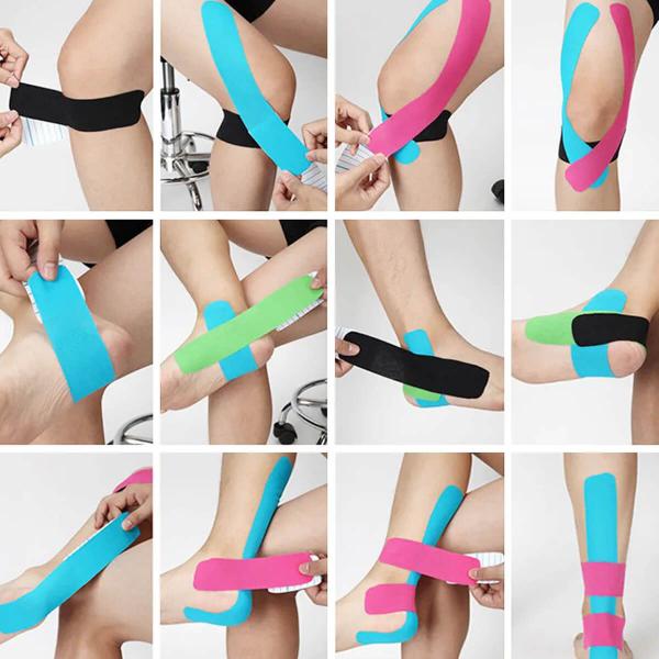 Imagem de Kinesio Taping Fita Adesiva Fisioterapia Muscular Bandagem