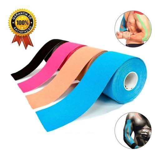 Imagem de Kinesio Taping Fita Adesiva Fisioterapia Muscular Bandagem