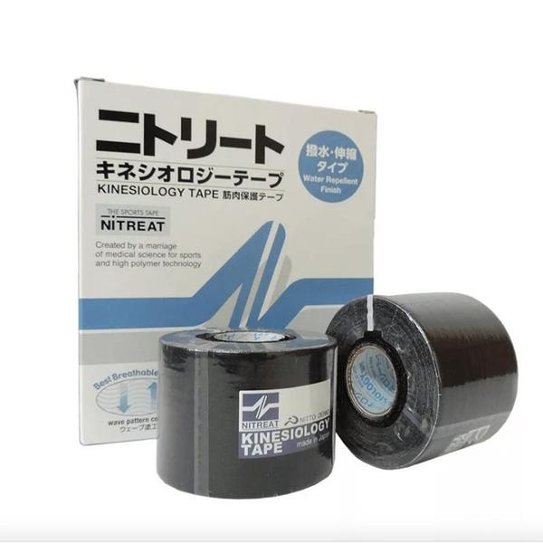 Kinesiology Tape Bandagem Adesiva 5cm X 5m Japonesa - Nitto Denko Imagem de Kinesiology Tape Bandagem Adesiva 5cm X 5m Japonesa