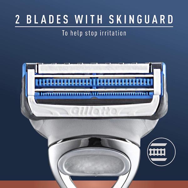 Imagem de King C. Gillette Neck Razor Aparelho Barbear Com 1 Recarga