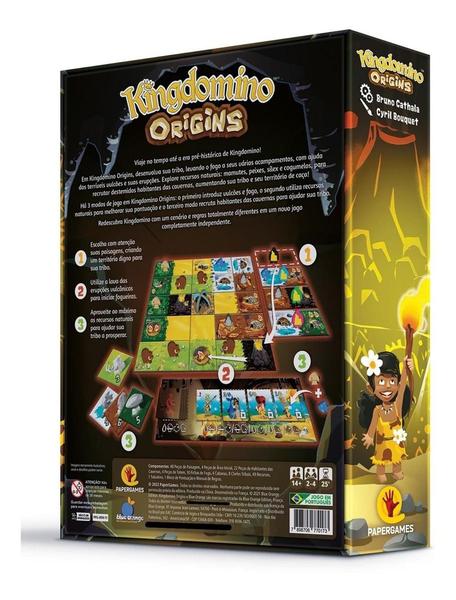 Imagem de Kingdomino Origins Jogo De Tabuleiro BoardGames Papergames