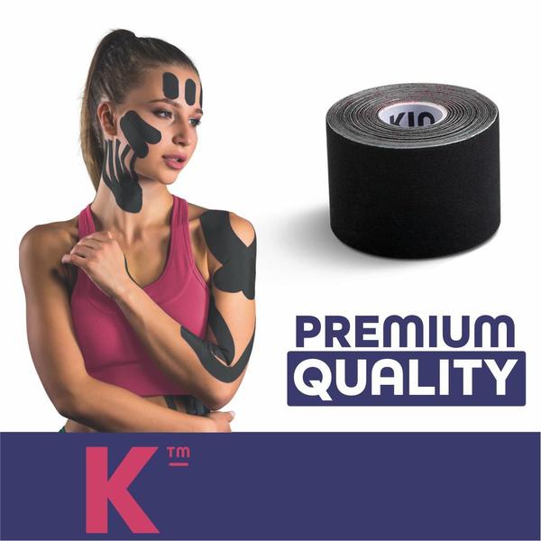 Kintape Sensitive Taping Box 6 Rolos - Basic Preto - Kintape Imagem de Kintape Sensitive Taping Box 6 Rolos - Basic Preto