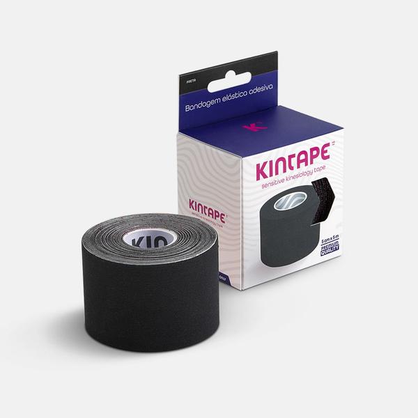Kintape Sensitive Taping Box 6 Rolos - Basic Preto - Kintape Imagem de Kintape Sensitive Taping Box 6 Rolos - Basic Preto