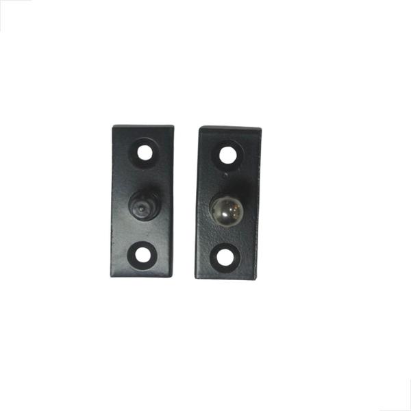 Kit 01 Alumínio Porta De Vidro Pivotante V/a - Preto - Mettallfleck Imagem de Kit 01 Alumínio Porta De Vidro Pivotante V/a - Preto