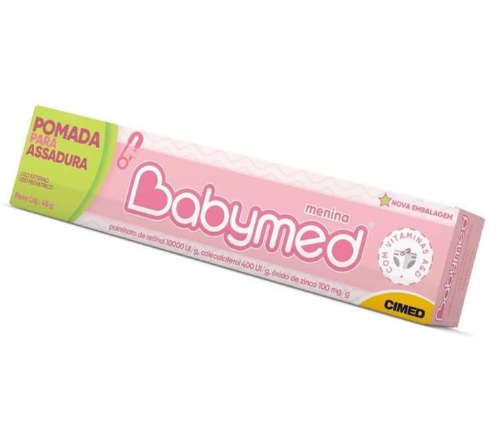 Imagem de Kit 02 Babymed Rosa Pomada Para Assadura 45g - Cimed