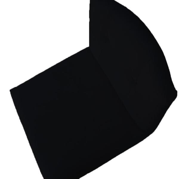 Imagem de Kit 02 Banquetas Luma Base de Ferro Sued Preto - D'Classe Decor