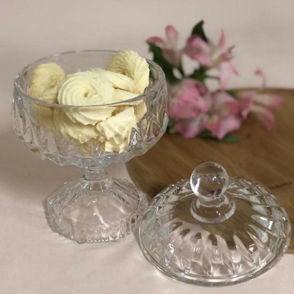 Kit 02 bomboniere potiche decorativo cristal c/ pe louise wolff Imagem de Kit 02 bomboniere potiche decorativo cristal c/ pe louise wolff