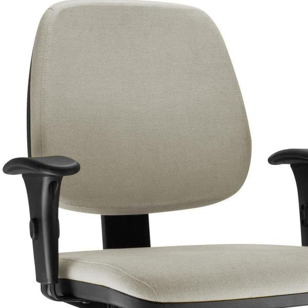 Imagem de Kit 02 Cadeiras Giratória Job L02 Executiva Ergonomica Suede Bege - Lyam Decor