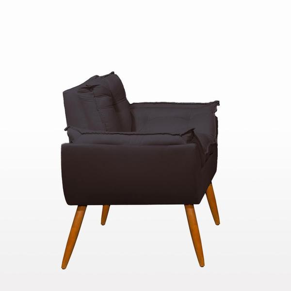 Imagem de Kit 02 Cadeiras Poltronas Opala Suede Luxo 