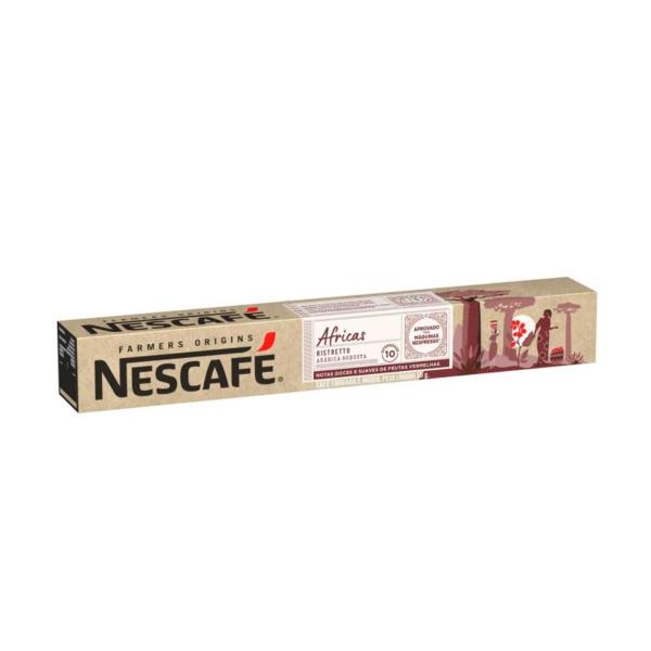 Imagem de Kit 02 Cafés Farmer Origins Africas Nescafé 10 Cápsulas 55G