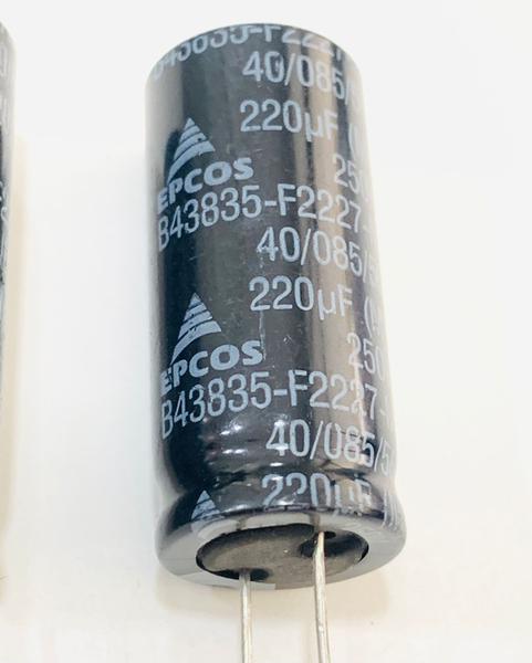 Imagem de Kit 02 Capacitor Eletrolítico 220uf 250v - Epcos