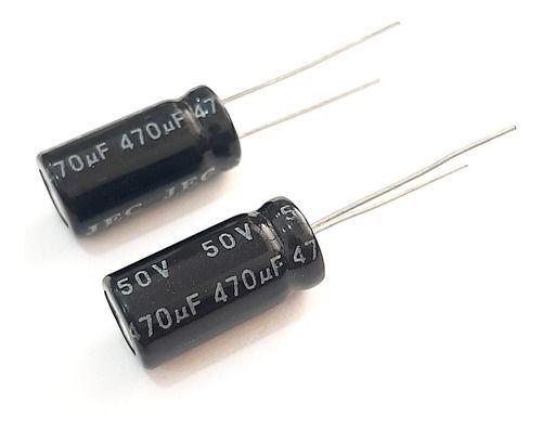 Imagem de Kit 02 Capacitor Eletrolítico 470uf 50v Jec 105ºc