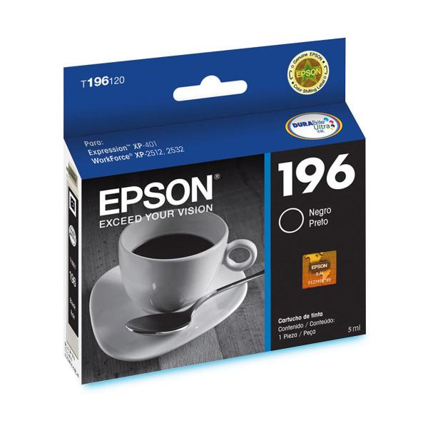 Imagem de Kit 02 Cartucho de Tinta Epson Preto P/ Stylus T196120