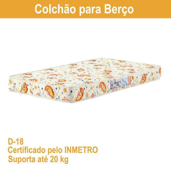 Imagem de Kit 02 Colchões 130x70 Para Berço Padrão Americano Nana Neném Umaflex