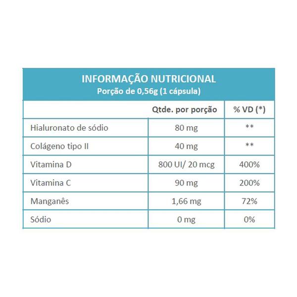 Imagem de Kit 02 Condrigen H.A. Colágeno Tipo II + Ácido Hialurônico 30 Cáps Loja Maxinutri