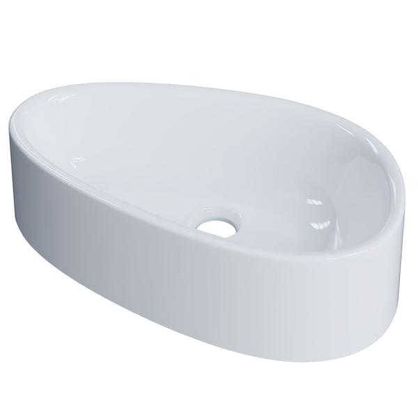 Imagem de Kit 02 Cubas de Apoio Gota Para Banheiro Lavabo C01 BG43W Branco - Lyam