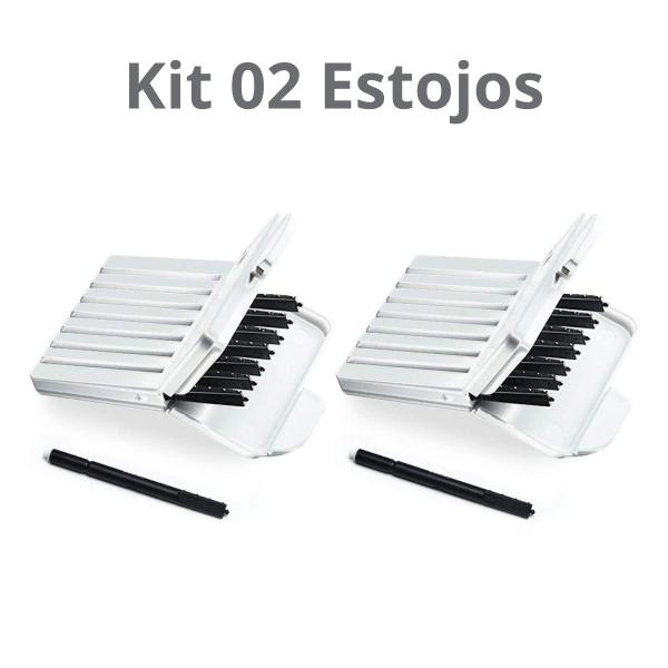 Kit 02 Filtros Protetor de Cera NanoCare Widex Estojo com 8