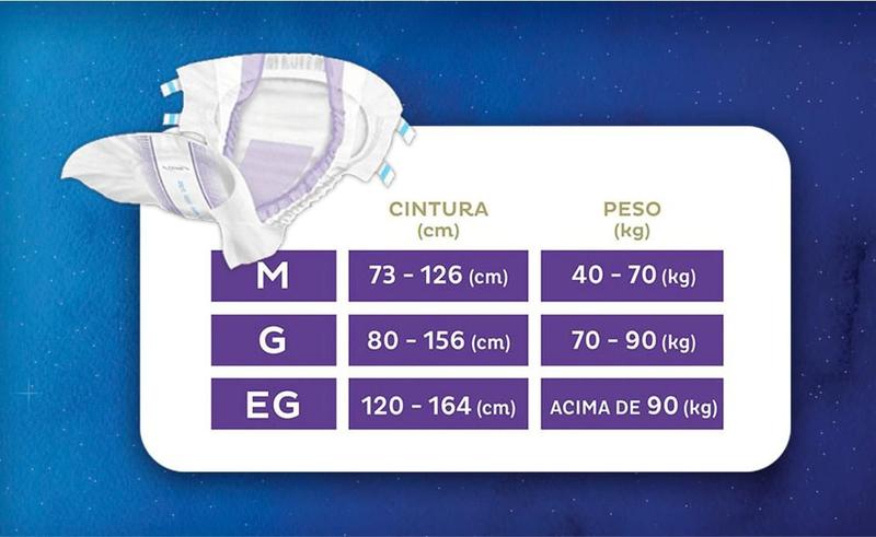 Imagem de Kit 02 Fralda Geriátrica Tena Slip Noturna M 7Un - Essity