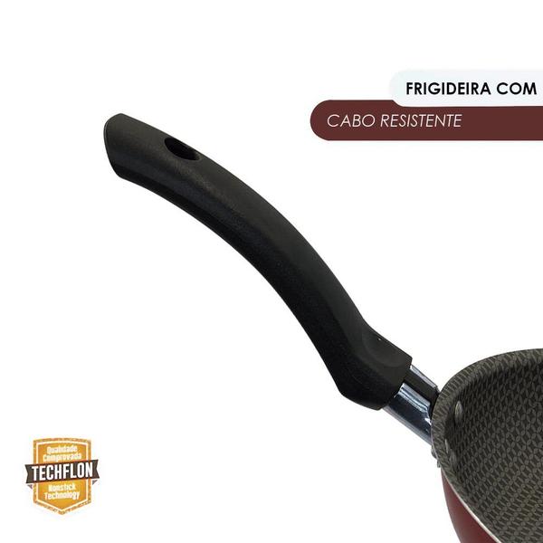 Imagem de Kit 02 Frigideira Antiaderente Francesa 18 e 22cm + Espatula 