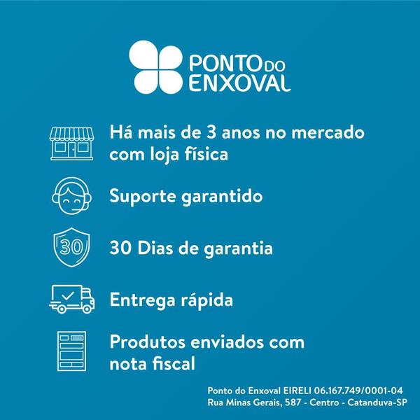 Imagem de Kit 02 Fronhas P/ Travesseiro 70x50 Com 3 Abas 200 Fios