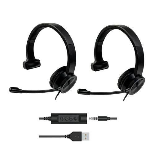 Imagem de Kit 02 Headsets Usb Agem Ahx3000 Evo Mono Cancelador Ruído