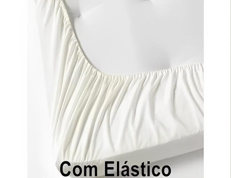 Imagem de Kit 02 JOGO Lençol Cama Queen 6PCS  POLIESTER ROUPA CAMA Revenda Clinica Pousada Hotel Presidio