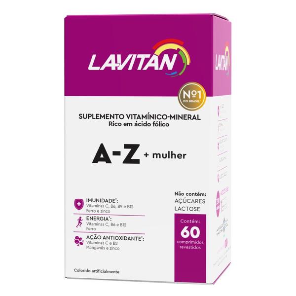 Imagem de Kit 02 Lavitan A-Z Mulher com 60 comprimidos - Cimed