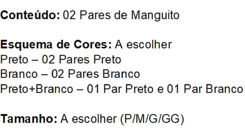 Imagem de Kit 02 Manguito Curto Protetor Antebraço Vôlei Pro Seleção N1 Sport