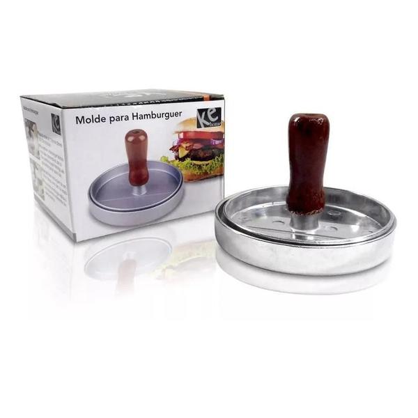 Imagem de Kit 02 Molde Para Hamburguer Forma Artesanal Modelar 11,5Cm