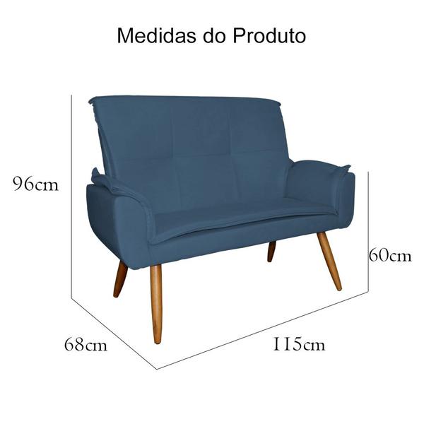 Imagem de Kit 02 Namoradeiras Emília Plus Suede - MALTA DECOR