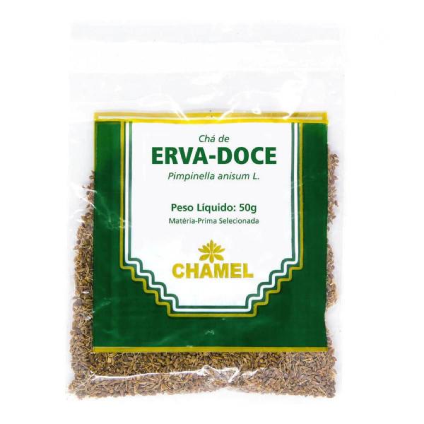 Imagem de Kit 02 Pacote de Chá de Erva Doce 50g - Chamel