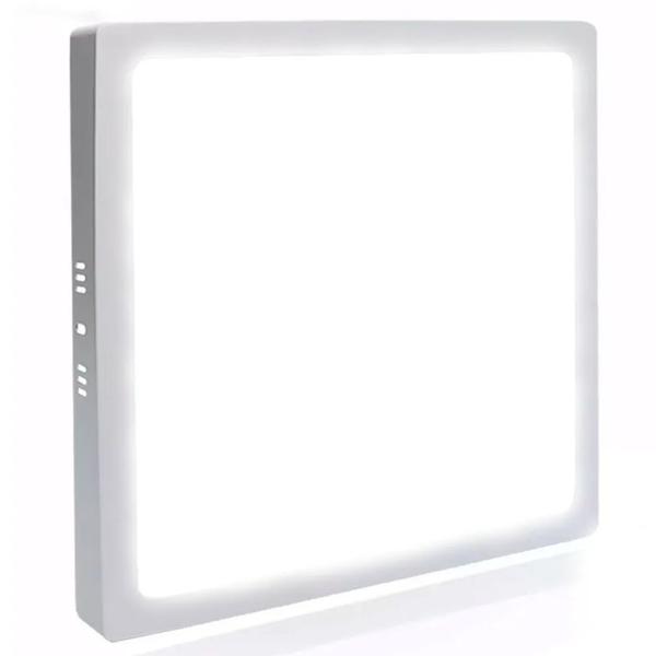 Imagem de Kit 02 Painel Plafon 25w Led Quadrado Sobrepor Branco Frio Teto