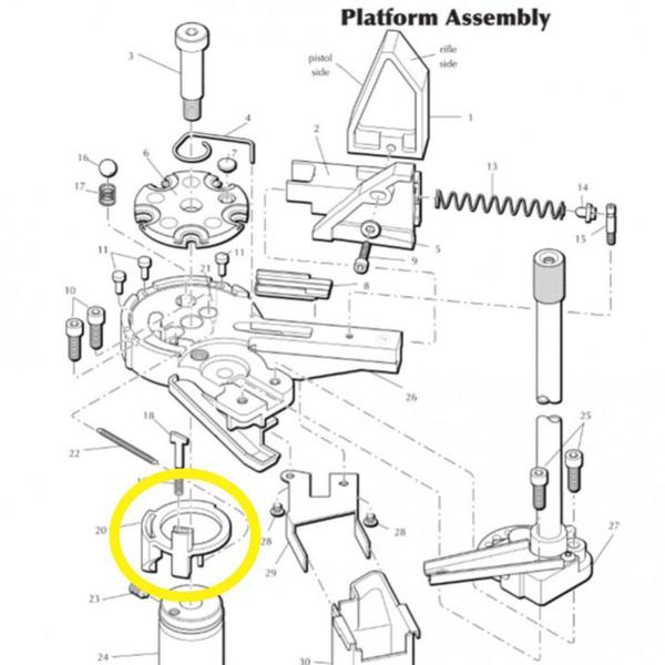 Imagem de Kit 02 Peças Indexador Do Carrossel Para Dillon 650 Imp 3d