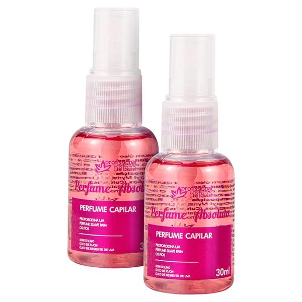Kit 02 Perfume Capilar Absoluto Profissional Beleza 30ml Kit 02 Perfume Capilar Absoluto Profissional Beleza 30ml