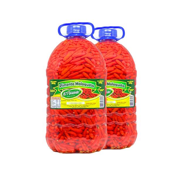 Imagem de Kit 02 Pimenta Malagueta Vermelha Miuda 5 Lts Ki-Pimenta MG