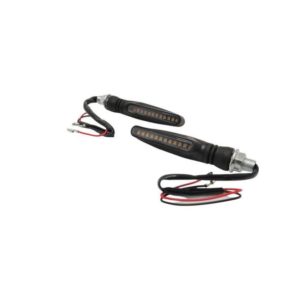 Imagem de Kit 02 Piscas Slim Moto Seta Led Sequencial Universal - Embus