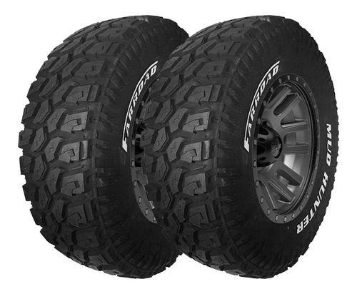 Imagem de Kit 02 Pneu Farroad 35x12.50r17 Mud Hunter 121q Letra Branca