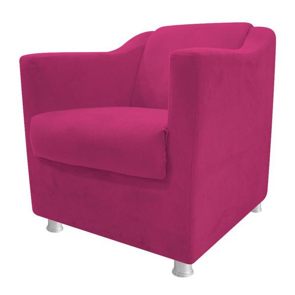 Imagem de kit 02 Poltrona Cadeira Decorativas Babel Recepção Sala de Estar Suede Pink - DAMAFFÊ MÓVEIS