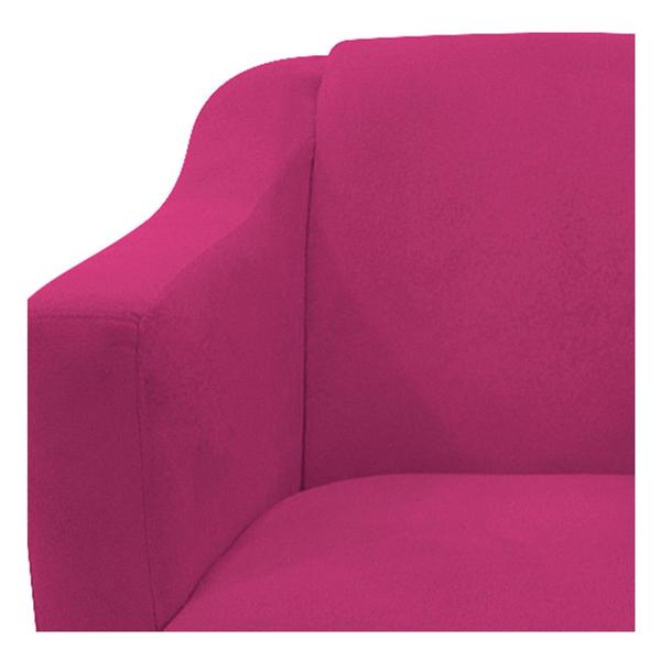 Imagem de kit 02 Poltrona Cadeira Decorativas Babel Suede Pink - DAMAFFÊ MÓVEIS