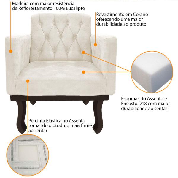 Imagem de Kit 02 Poltrona Classic Corano - ADJ Decor