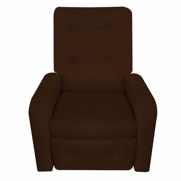 Imagem de Kit 02 poltrona do papai senior resistente confortavel clinica consultorio - suede marrom