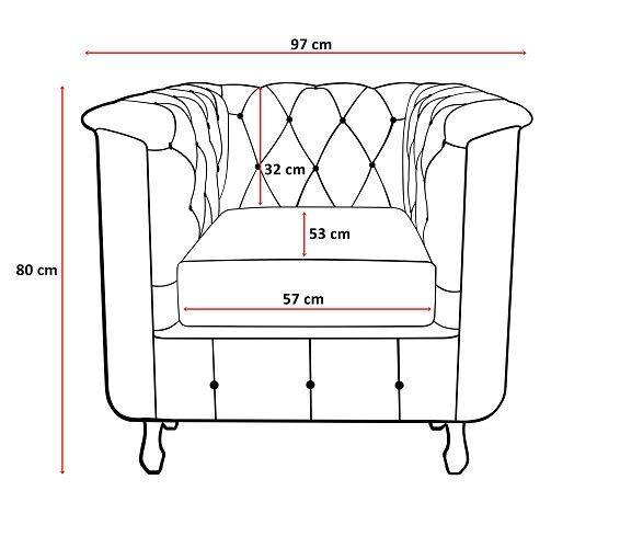 Imagem de Kit 02 Poltronas Chesterfield Retro Capitonê Suede Preto - Meu Lar Decorações de Ambientes