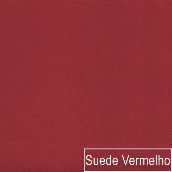 Imagem de kit 02 Poltronas Classic Pés Luís XV Suede Vermelho - ADJ Decor