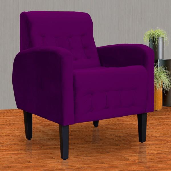 Imagem de Kit 02 Poltronas Decorativa Luiza Para Escritório Veludo Cores - DS Estofados