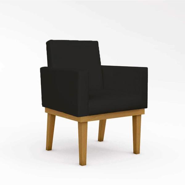 Imagem de Kit 02 Poltronas Decorativa Reforçada Oferta material sintético Balaqui