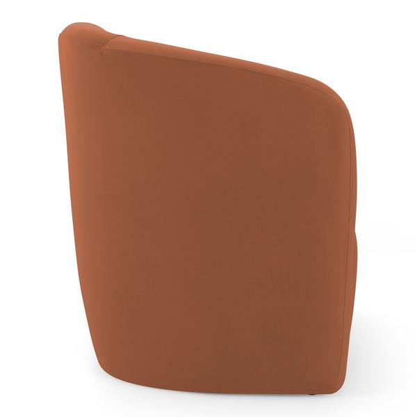 Imagem de Kit 02 Poltronas Decorativas Abby Veludo Terracota - Abmaza