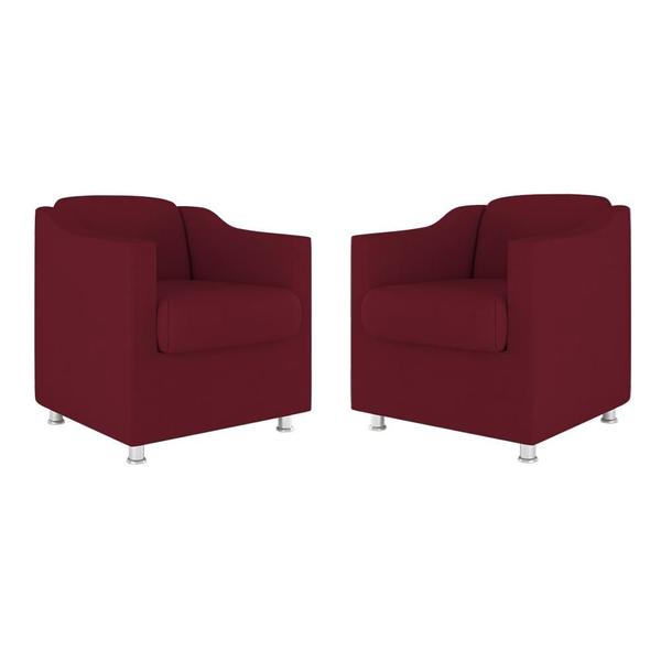 Kit 02 Poltronas Decorativas Clinica Tecido Suede Balaqui - Balaqui Decor Imagem de Kit 02 Poltronas Decorativas Clinica Tecido Suede Balaqui