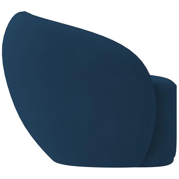 Imagem de Kit 02 Poltronas Decorativas Para Sala de Estar Living Gliese K01 Veludo Azul Marinho - Lyam Decor