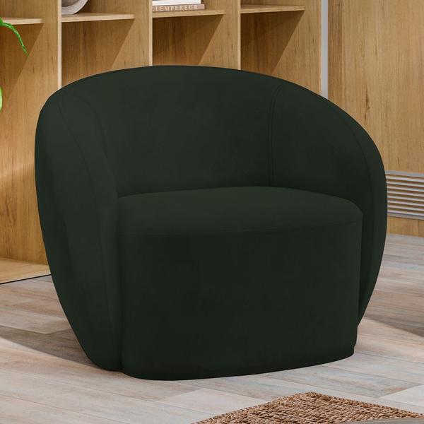 Imagem de Kit 02 Poltronas Decorativas Para Sala de Estar Living Gliese K01 Veludo Verde - Lyam Decor