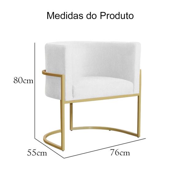 Imagem de Kit 02 Poltronas Luana Para Sala Suede Cores - S.A Móveis